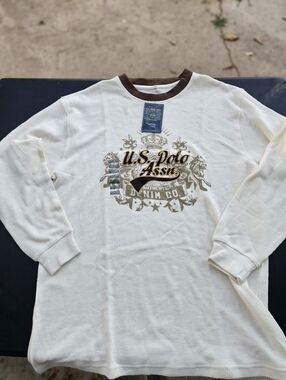 U.S Polo Assn. Y2K NWT Crewneck Thermal Sweater